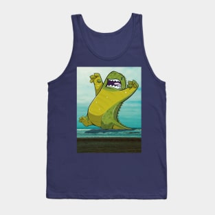 Aaaaaah, Monster on the Beach! Tank Top